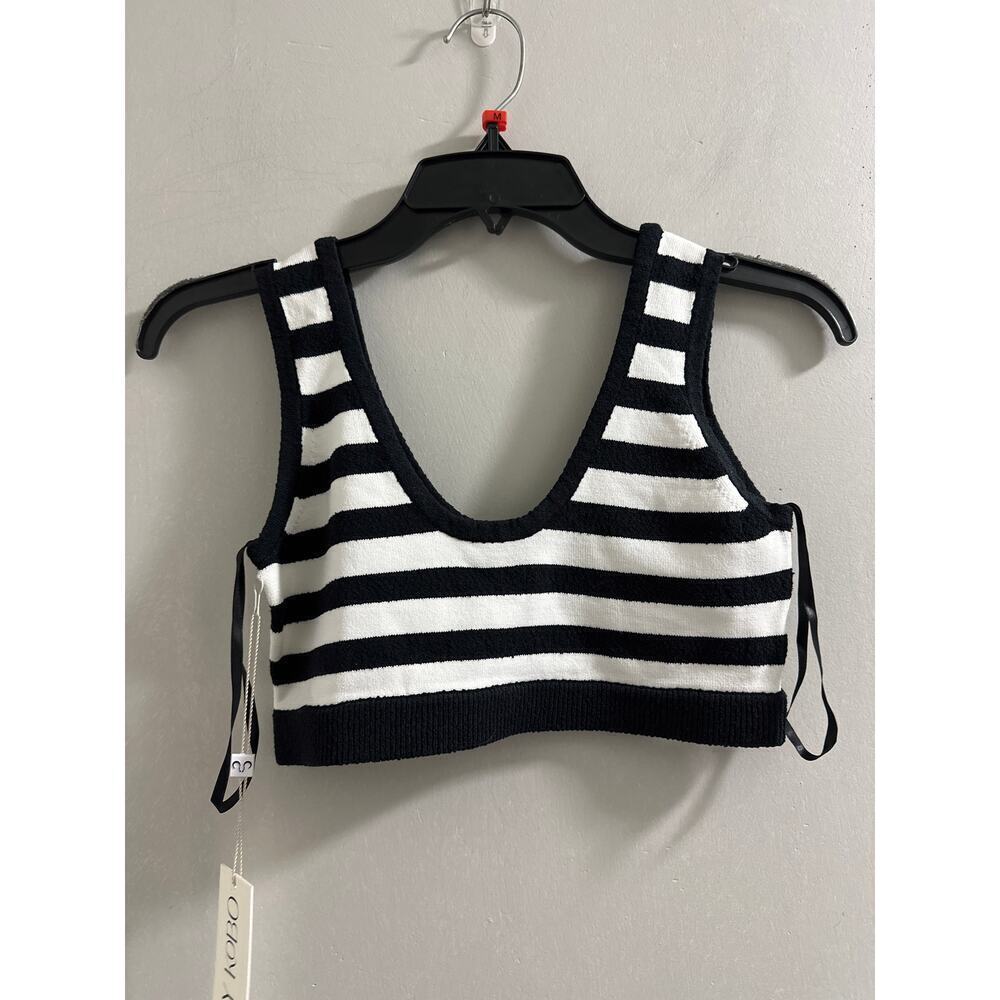 ronny kobo black‎ and white dara tank size XS
